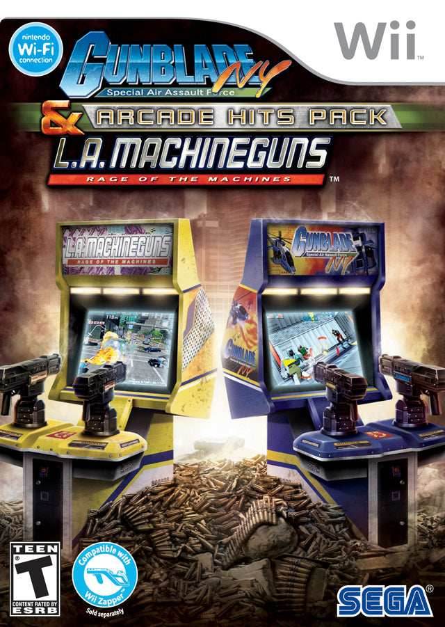 Gunblade NY & L.A. Machineguns Arcade Hits Pack (Wii) - Game Manual Only