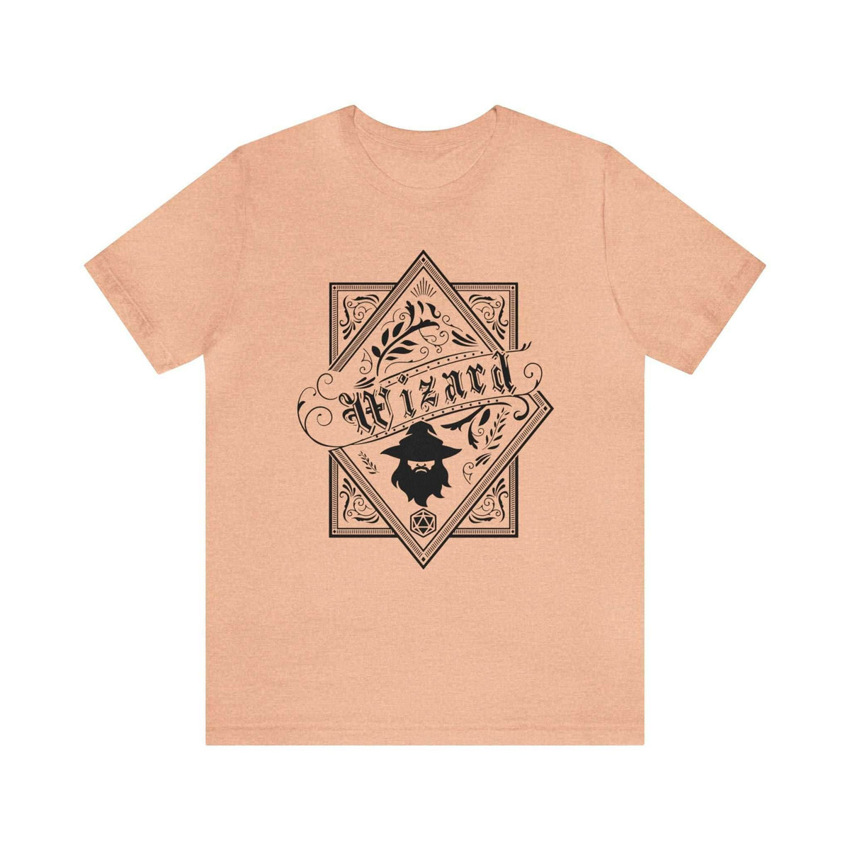 Wizard Class Shirt - Heather Peach / S