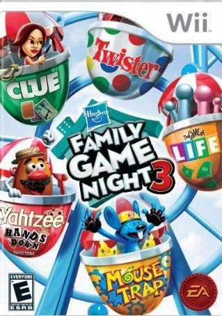Hasbro Family Game Night 3 (Wii) - Game Manual Only