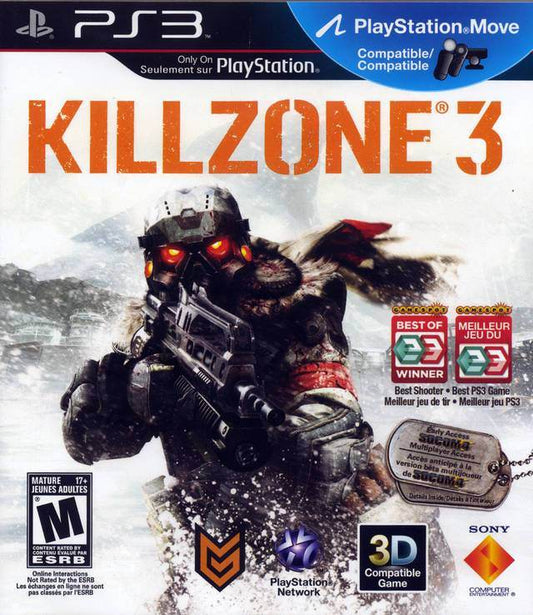 Killzone 3 (Playstation 3) - Game Manual Only