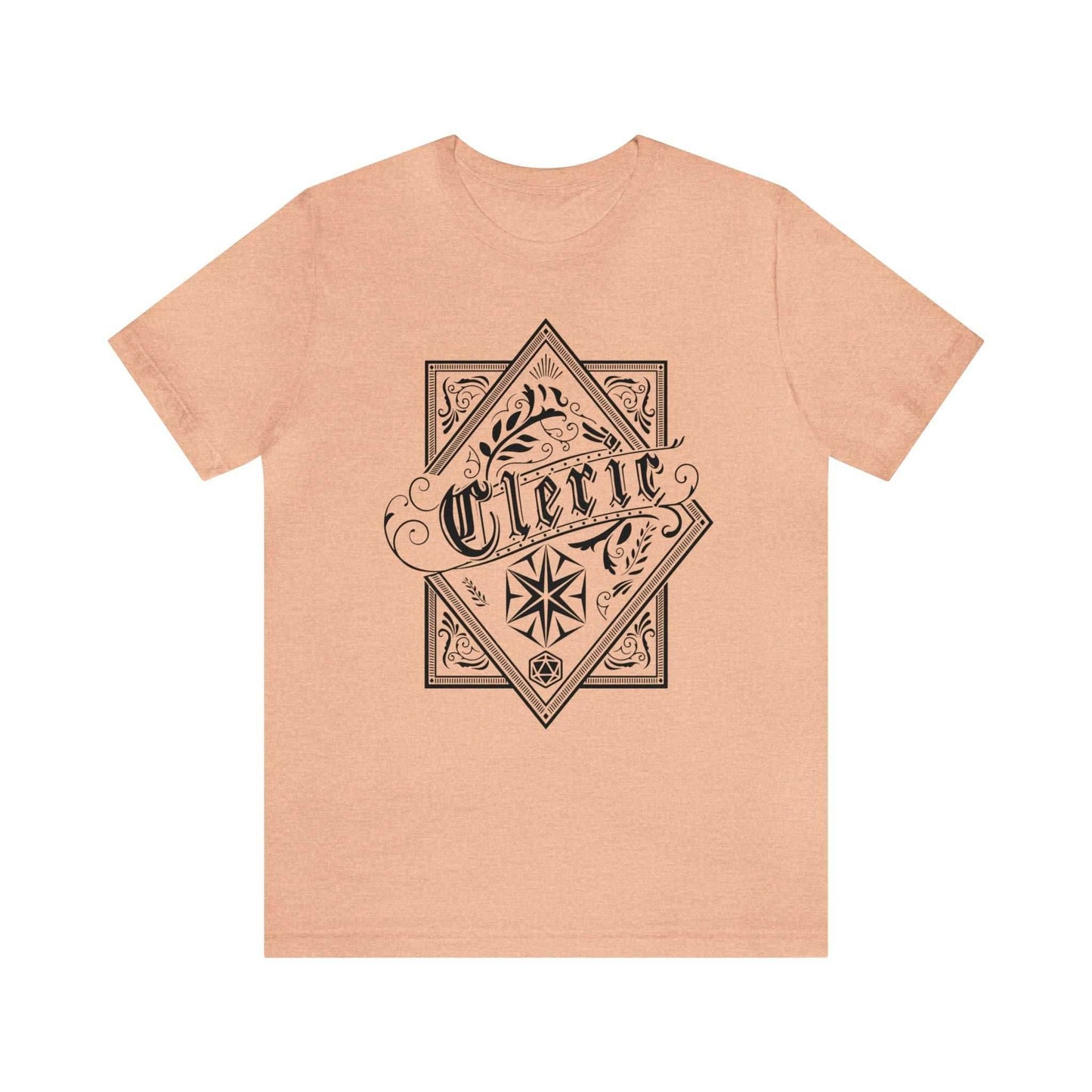 Cleric Class Shirt - Heather Peach / S