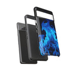 Blue Flames Tough  Phone Case