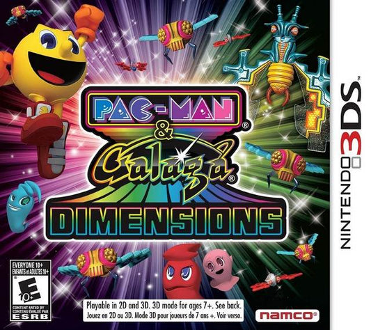 Pac-Man & Galaga Dimensions (Nintendo 3DS) - Game Manual Only