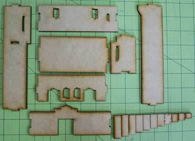 Walled Compound (MDF) - 15MMDF035-1 - 