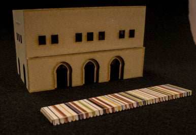 15mm Two Story Building (MDF) - 15MMDF129 - 