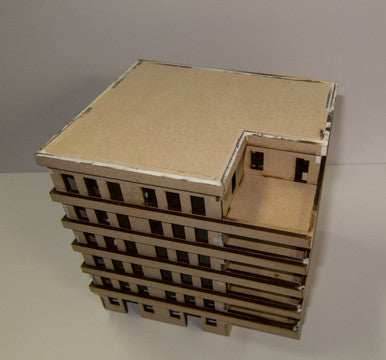 15mm Large Apartment Block (MDF) - 15MMDF152 - 
