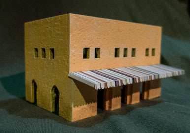 15mm Two Story Building (MDF) - 15MMDF129 - 