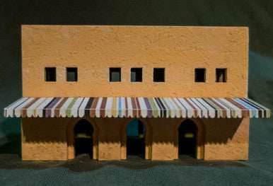 15mm Two Story Building (MDF) - 15MMDF129 - 