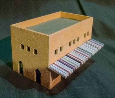 15mm Two Story Building (MDF) - 15MMDF129 - 