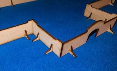 Compound Walls, Free Standing (MDF) - 15MMDF033-1 - 