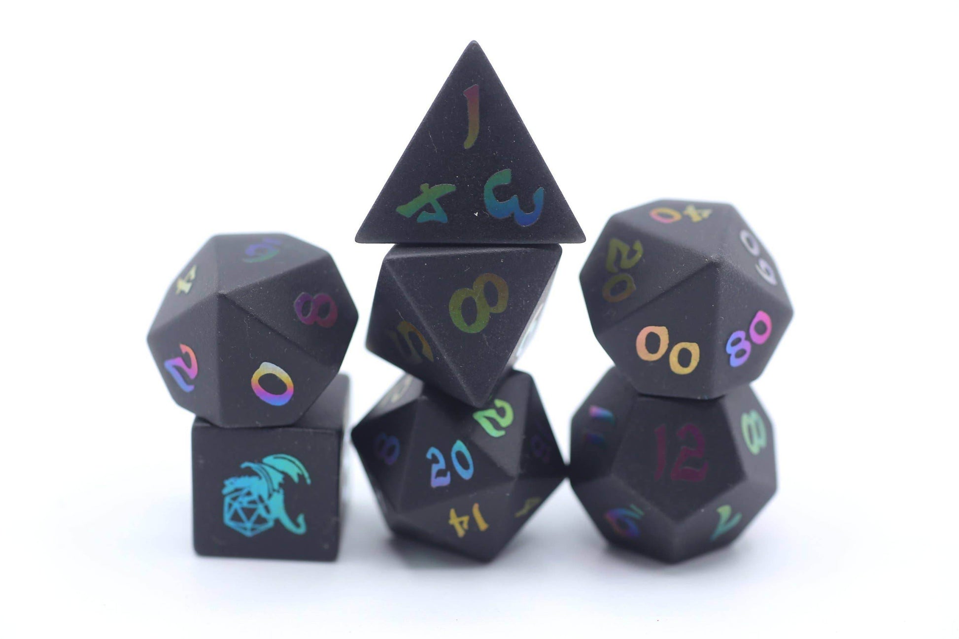 Gemstone Black Magic Dice set - 