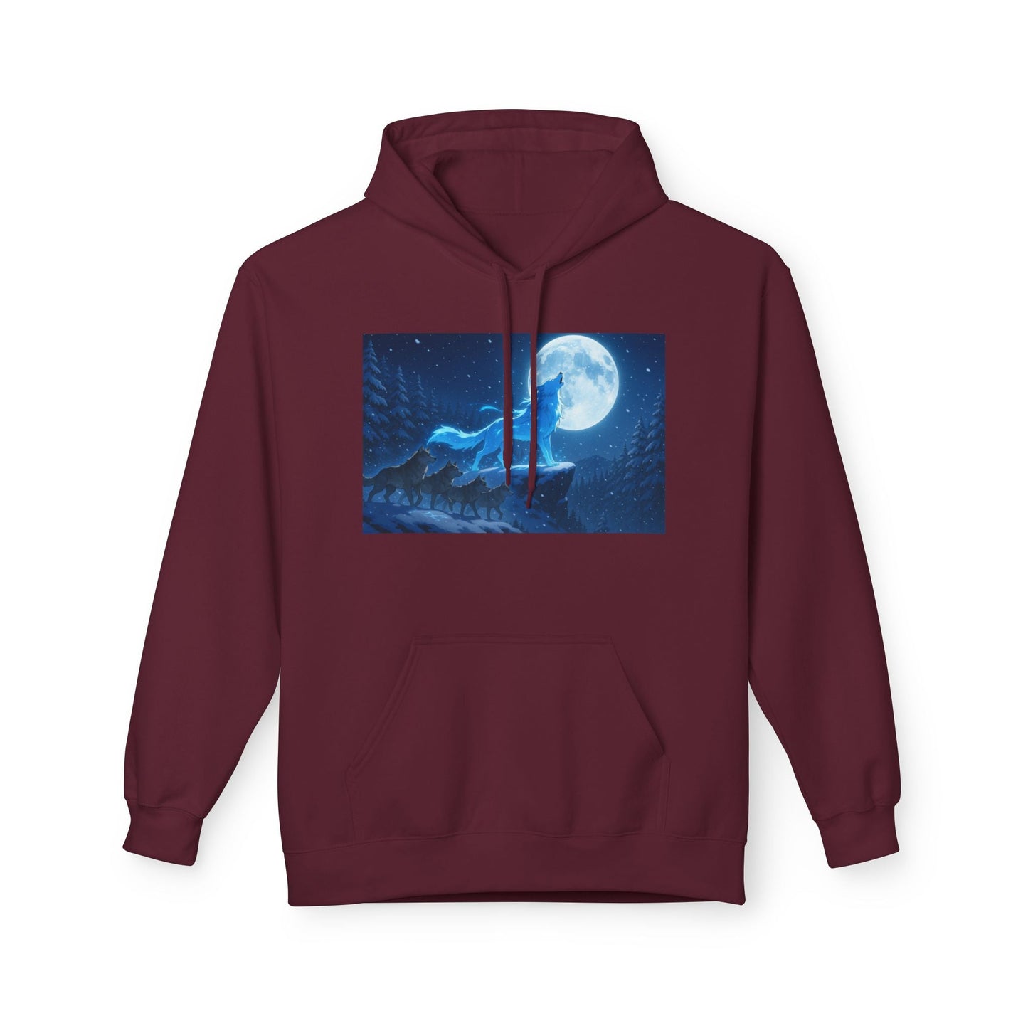 the Blue wolf Spirit hoodie