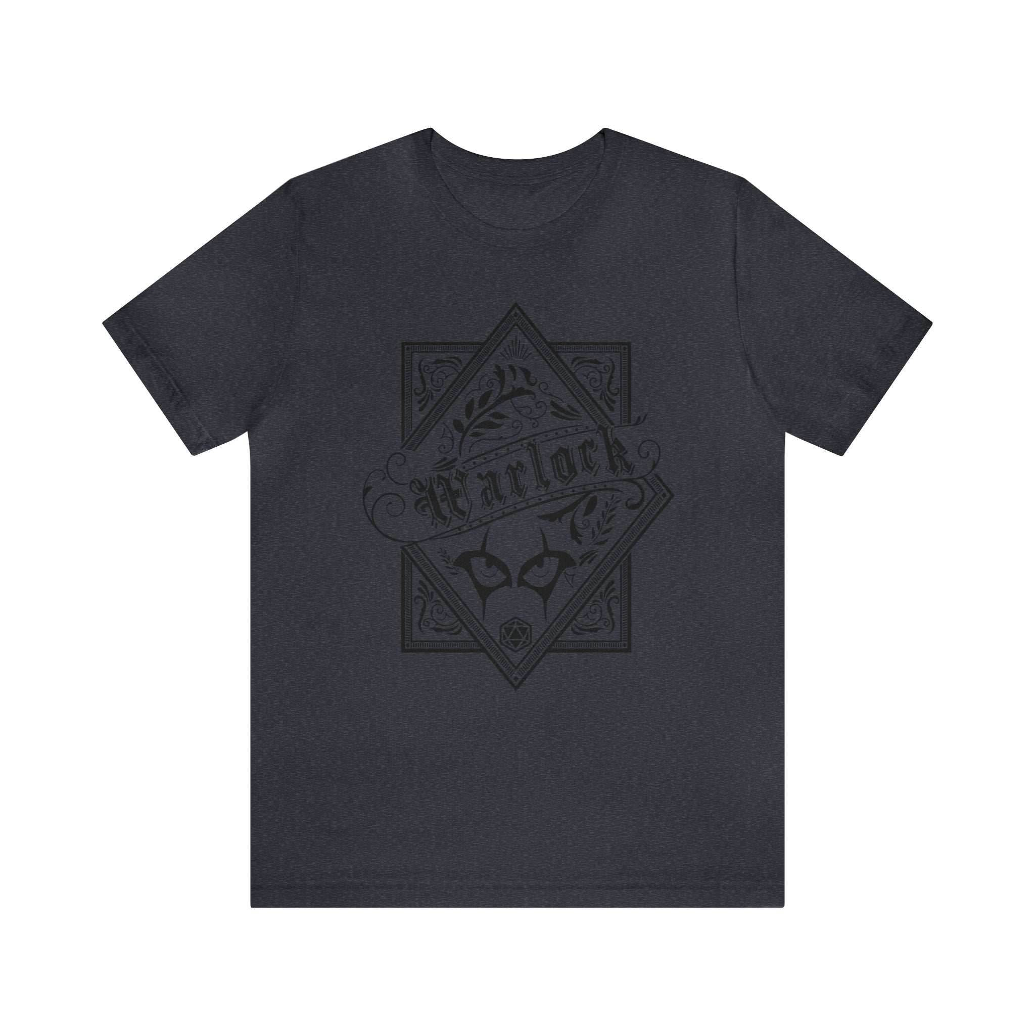 Warlock Class Shirt - Heather Navy / S