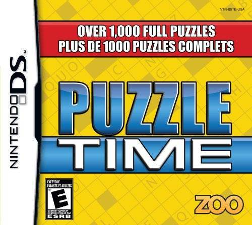 Puzzle Time (Nintendo DS) - Game Manual Only
