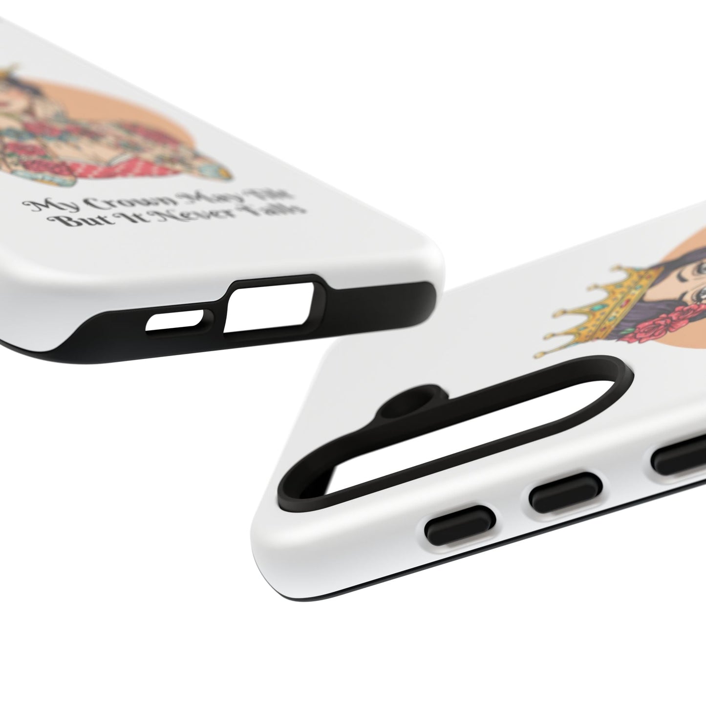 My Crown Never Falls Tattooed Girl Tough Phone Case
