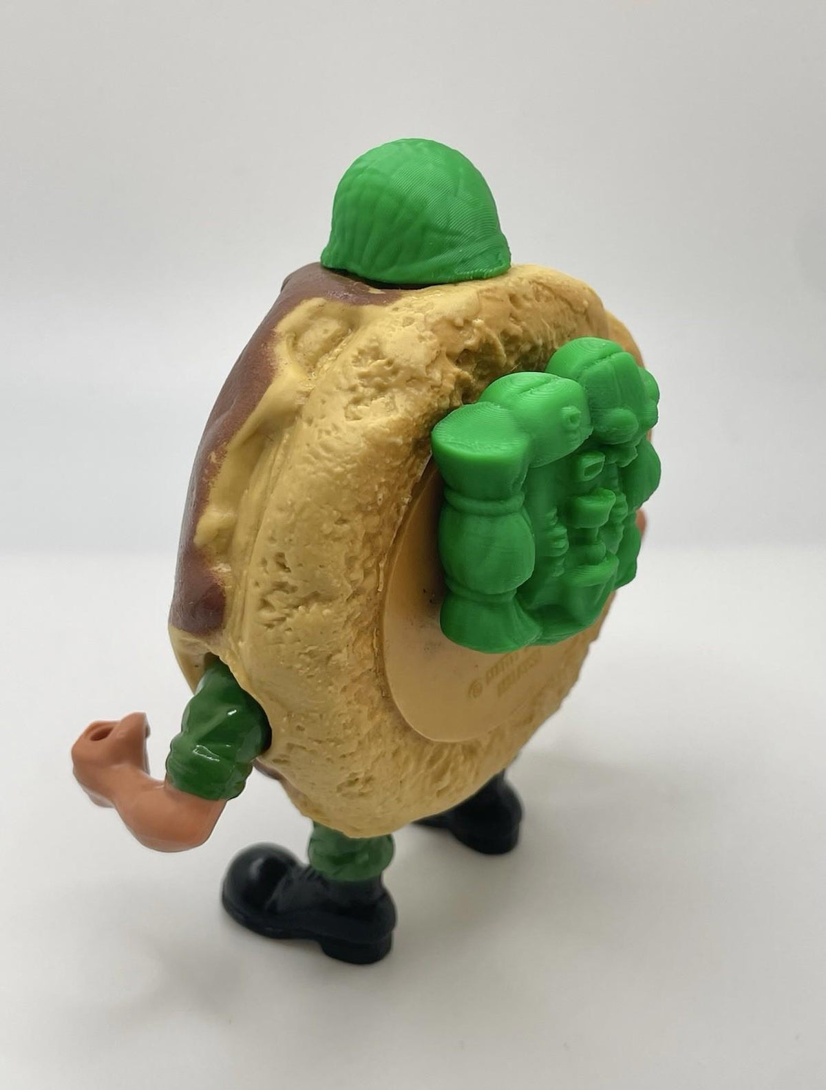 Vintage Mattel Food Fighters 1988 Kitchen Commando Helmet & Backpack REPRO part