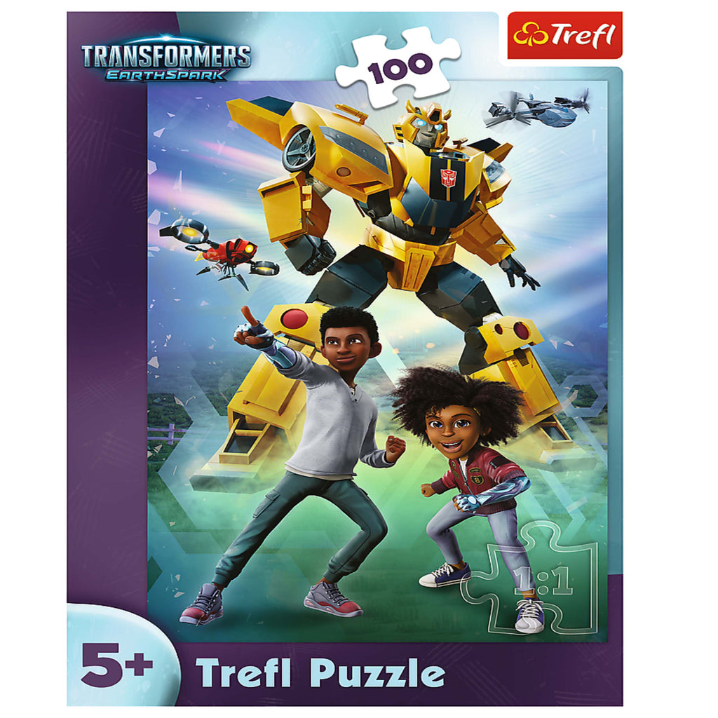 Trefl Red Transformers Team 100 Piece Puzzle
