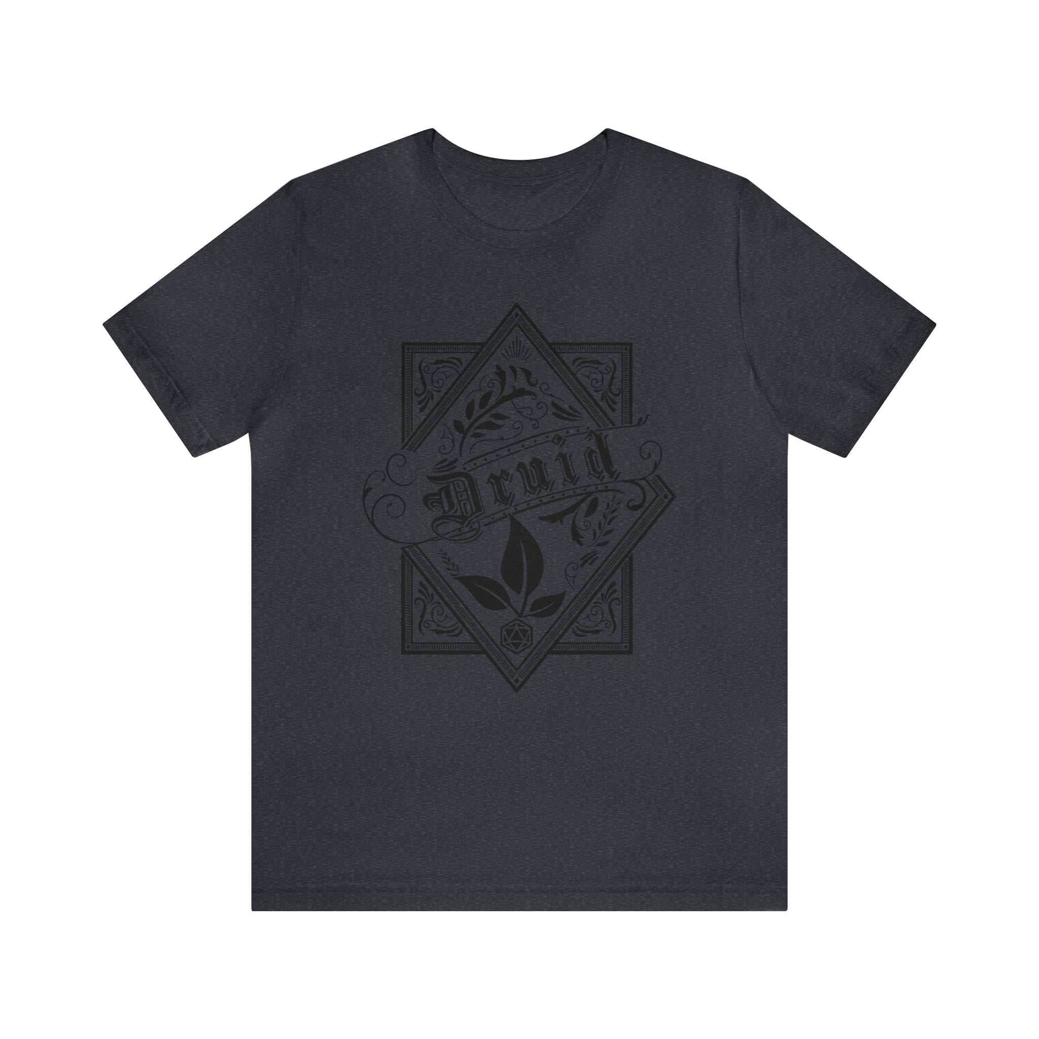 Druid Class Shirt - Heather Navy / S