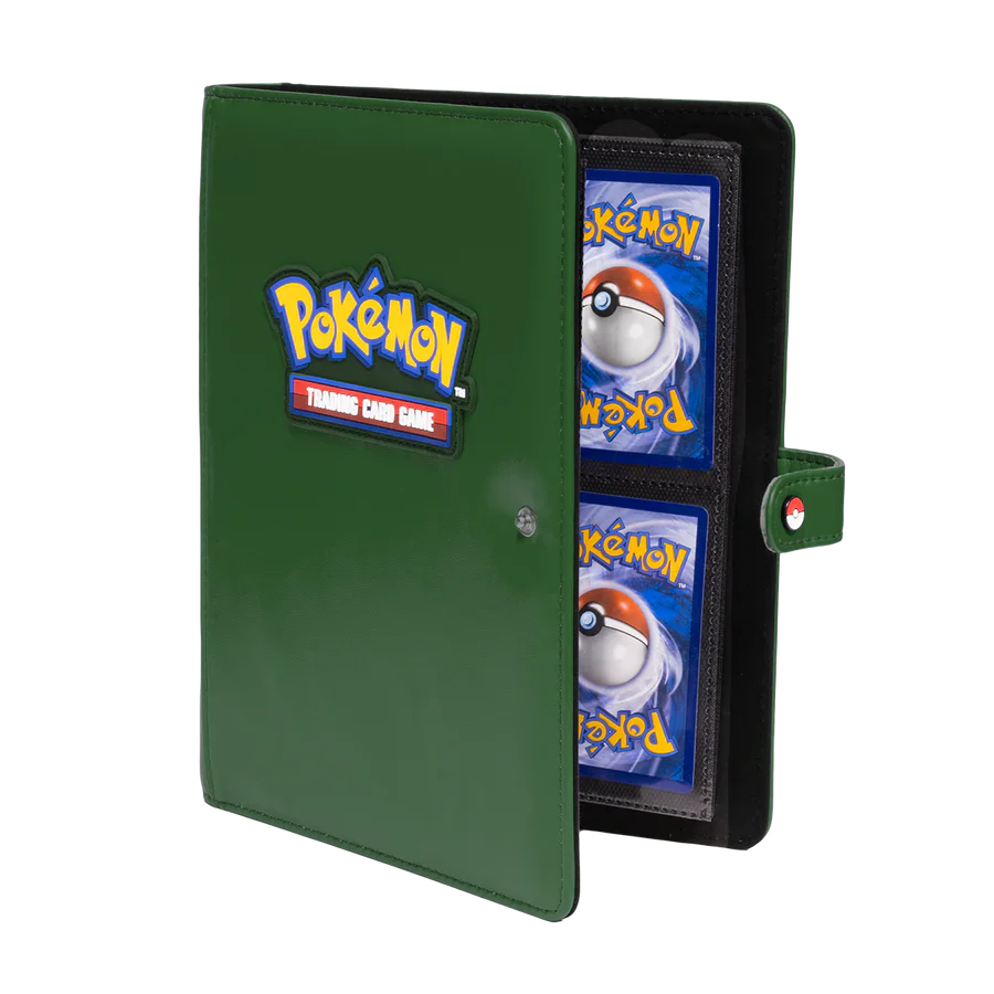 Green 4-Pocket Premium Snap Binder for the Pokémon Trading Card Game