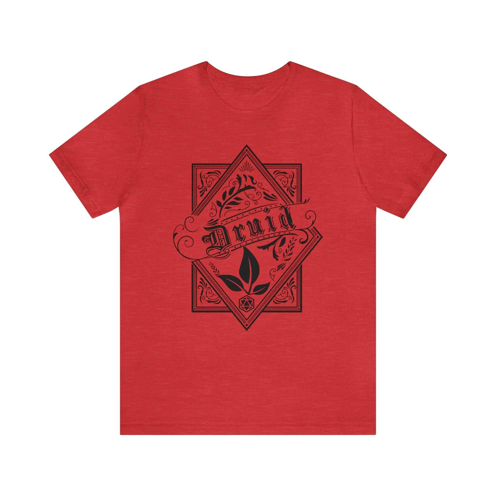 Druid Class Shirt - Heather Red / S