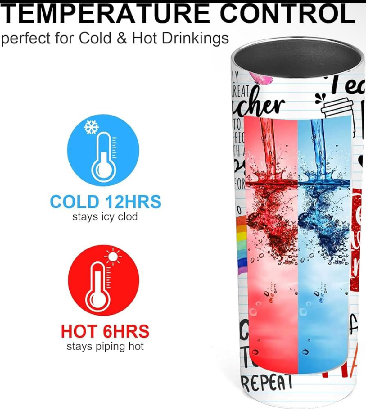 Dean | Supernatural 20oz Skinny Tumbler