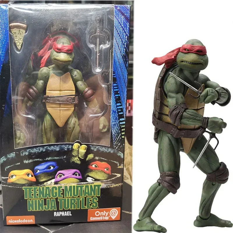 16cm Neca Figure Ninja Turtle Anime Figures 1990 Film Version Limited Edition Model Figurine Collection Desktop Decoration Gifts