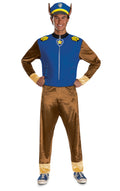 Paw Patrol Chase Classic Mens Adult Costume
