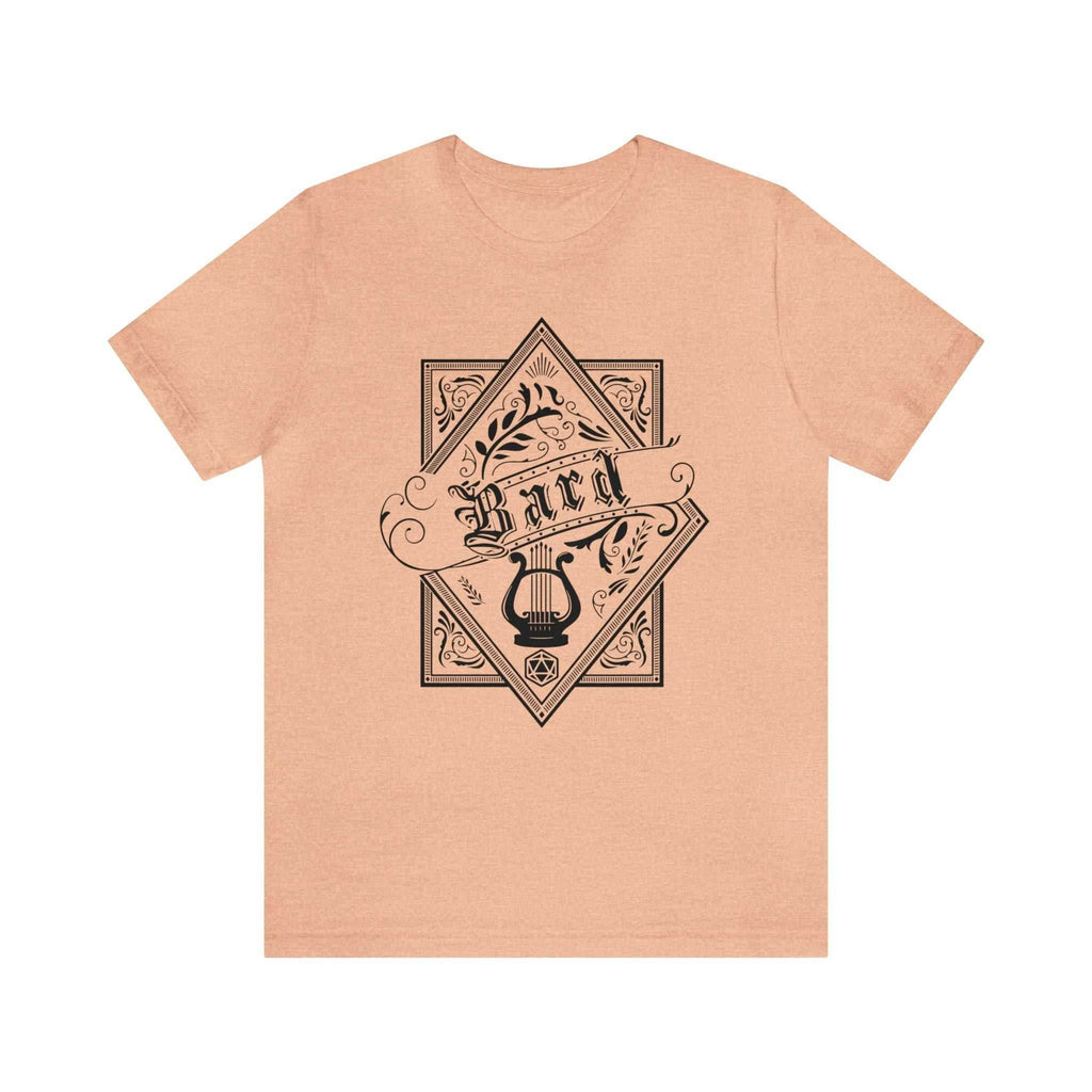 Bard Class Shirt - Heather Peach / S