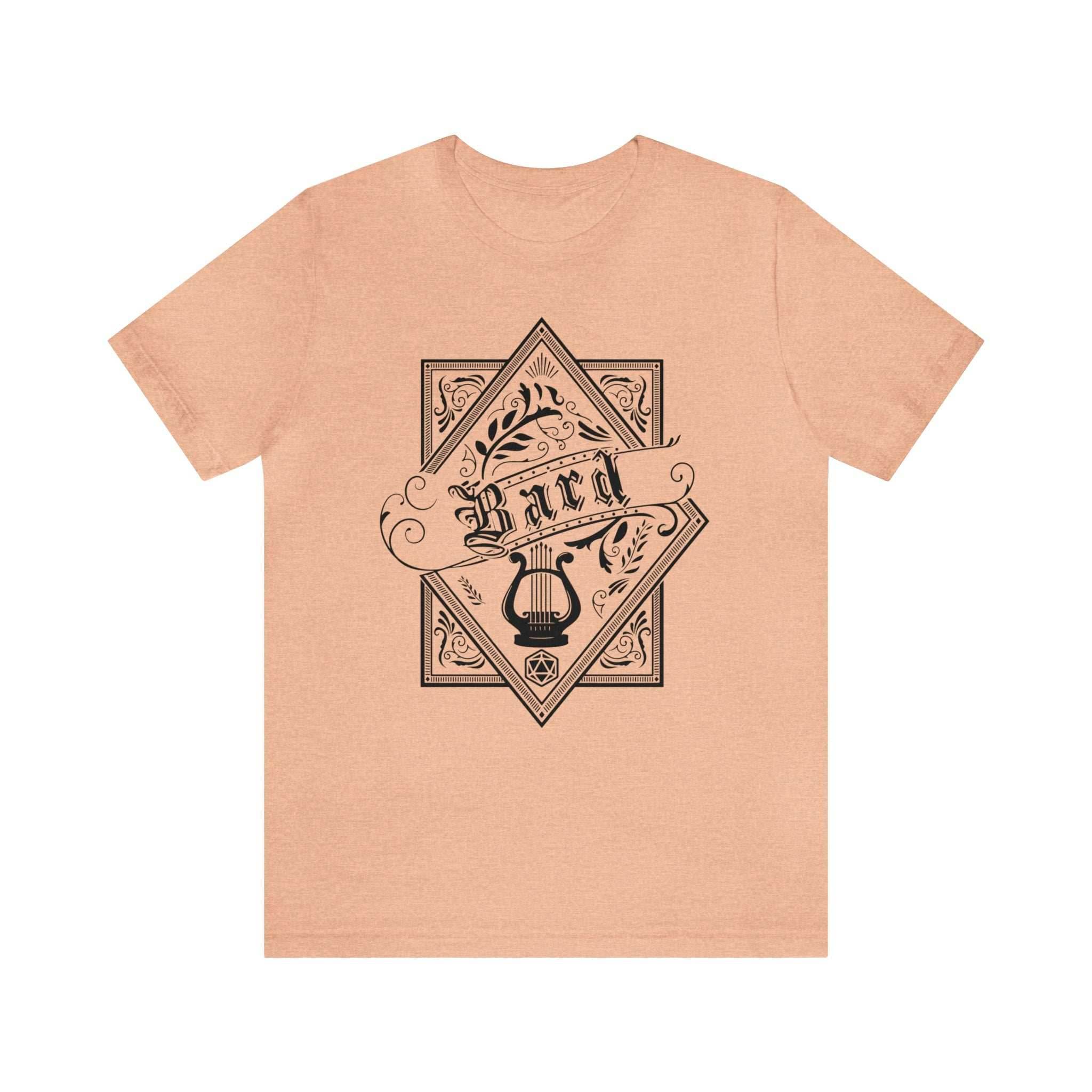 Bard Class Shirt - Heather Peach / S