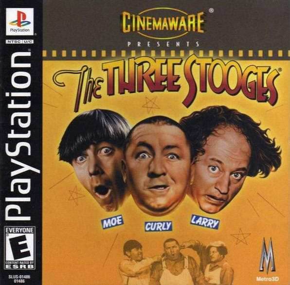 The Three Stooges (Playstation) - Game Manual Only