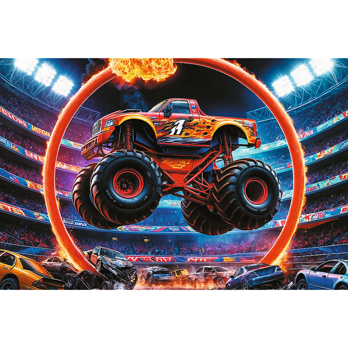 Trefl Kids Monster Truck 60 Piece Puzzle