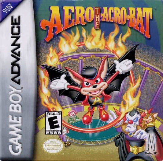 Aero The Acro-Bat (Gameboy Advance) - Game Manual Only