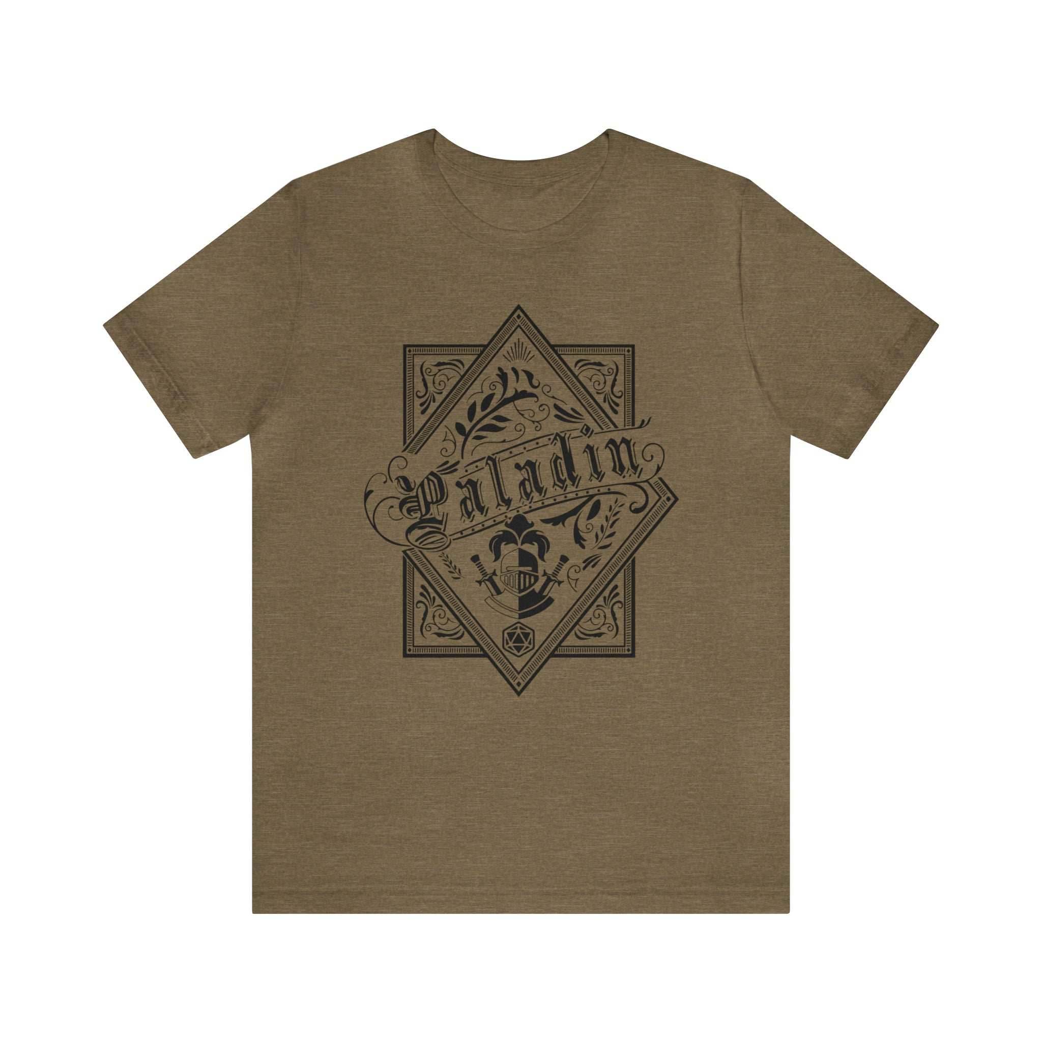 Paladin Class Shirt - Heather Olive / S