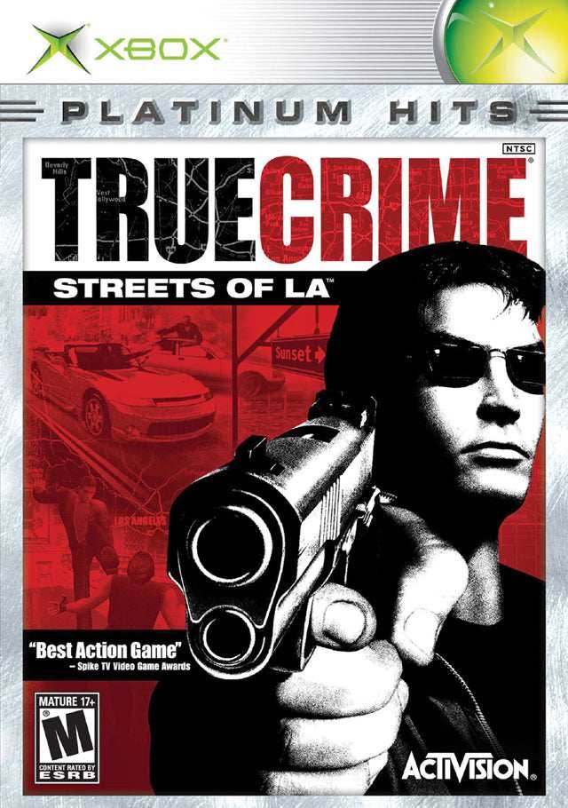 True Crime Streets Of LA (Platinum Hits) (Xbox) - Game Manual Only
