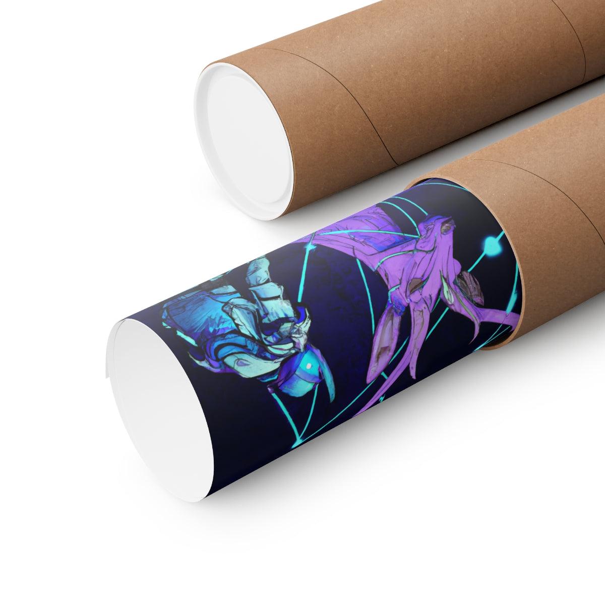 Cyberpunk deer hunting Posters