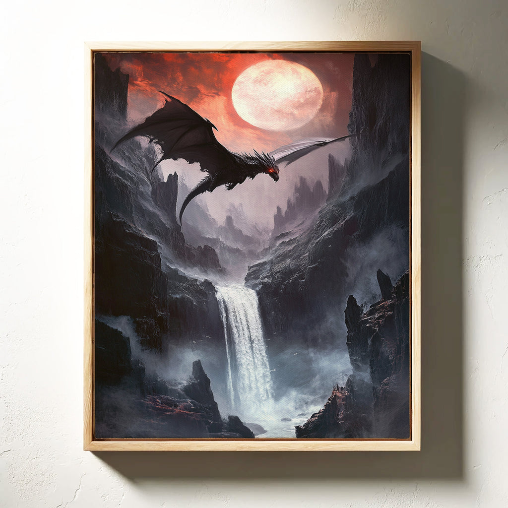 Beneath the Blood Moon's Flight