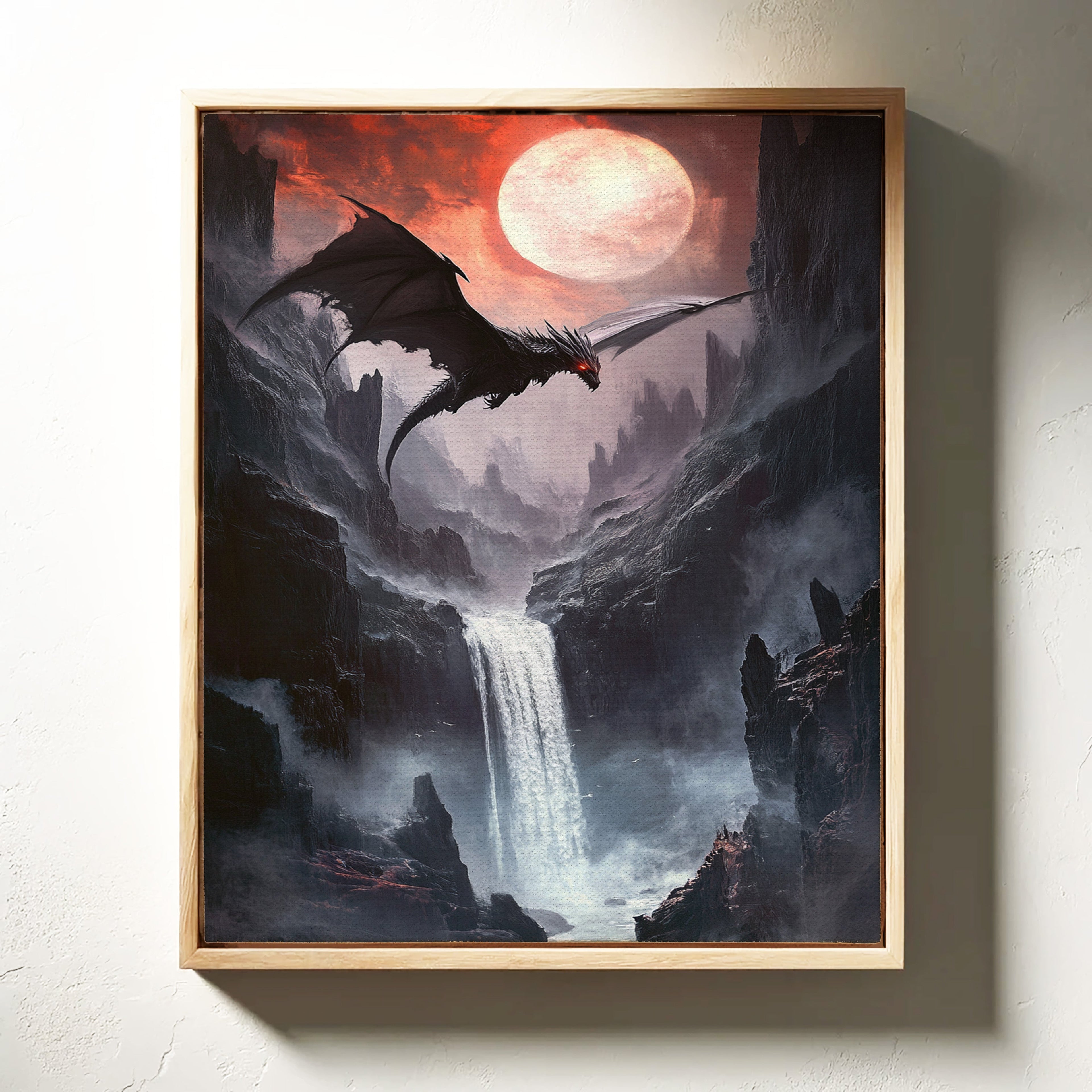 Beneath the Blood Moon's Flight