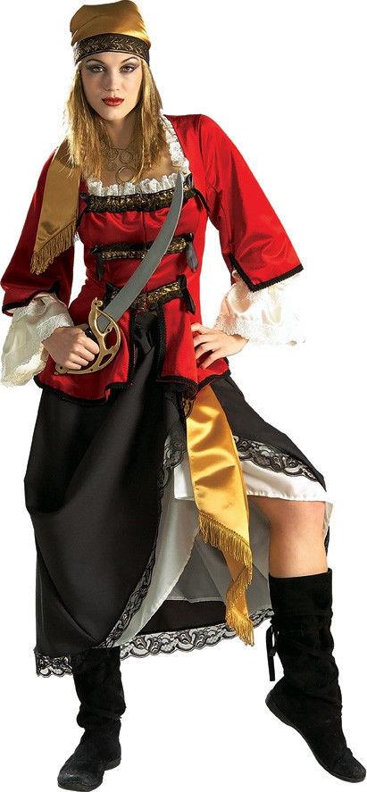 Pirate Queen Super Deluxe Adult Costume Small Ladies