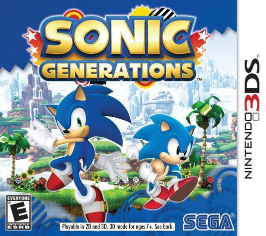 Sonic Generations (Nintendo 3DS) - Game Manual Only