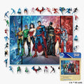 Justice League Hero Team-Up Wooden Jigsaw Puzzle - A4 + Wooden Gift Box