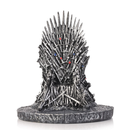 18Cm Film and Television Peripheral Series Game of Thrones Iron Throne King's Throne Garage Kit Model Ornaments Toys  Figure