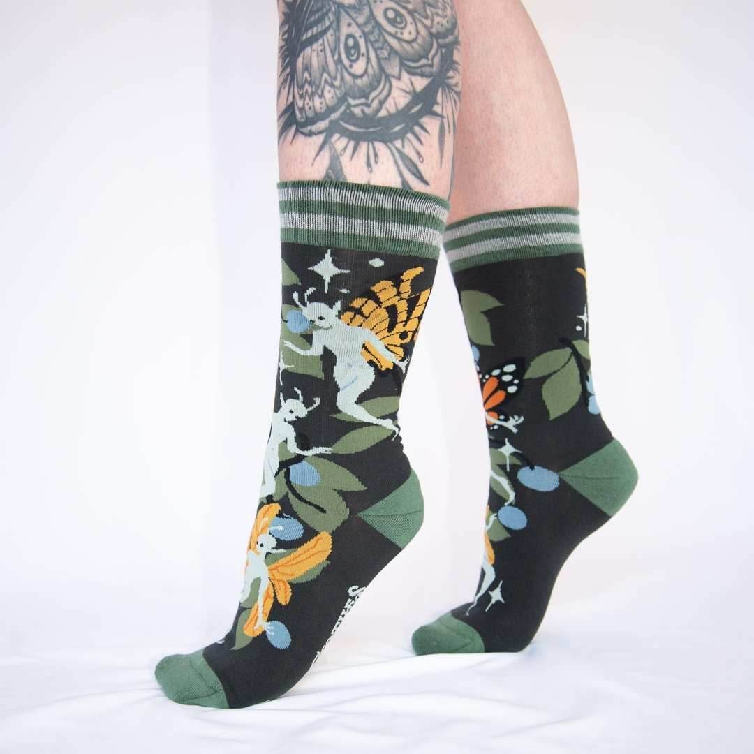 Fanciful Fairies Crew Socks - 