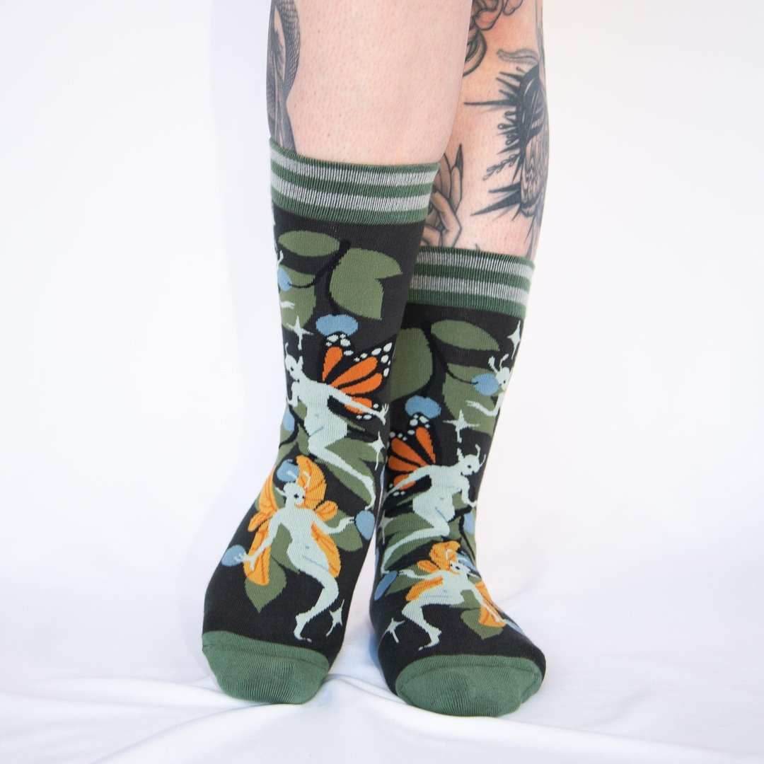 Fanciful Fairies Crew Socks - 