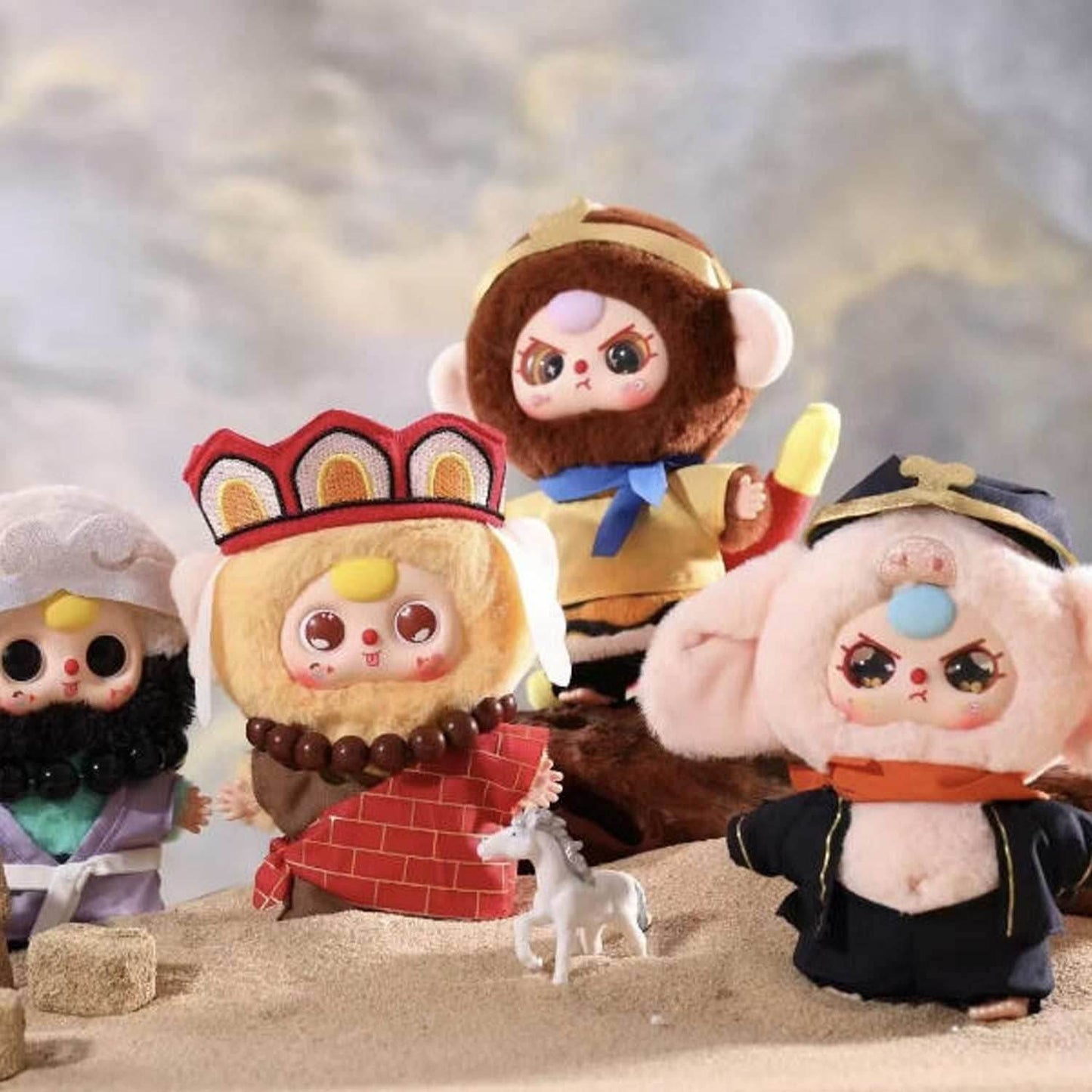 Baby Three Havoc In Heaven Plush Series Blind Box (1 Blind Box) - 