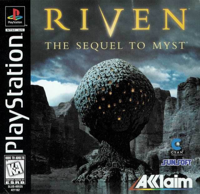 Riven: The Sequel to Myst (Playstation) - Game Manual Only