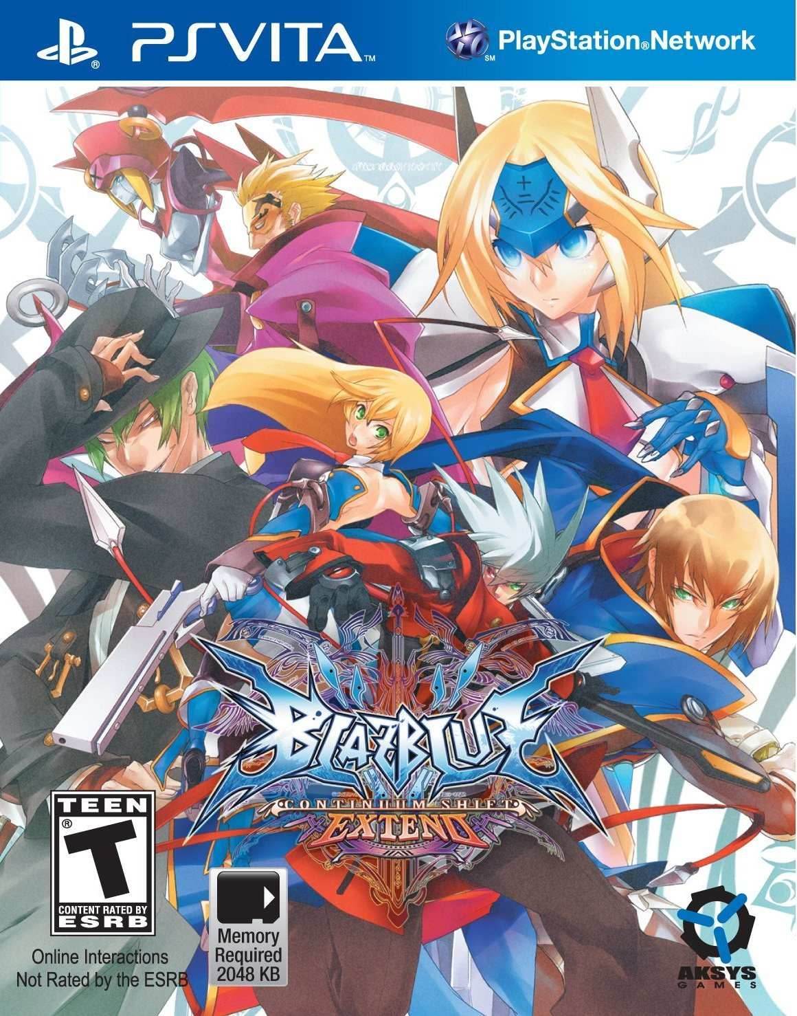 Blazblue: Continuum Shift Extend (PlayStation Vita) - Game Manual Only