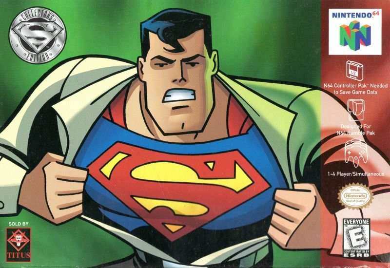 Superman (Nintendo 64) - Game Manual Only