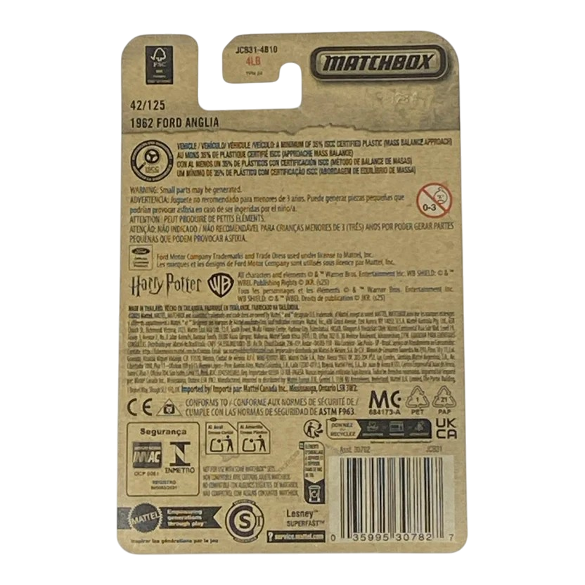 Matchbox 1962 Ford Anglia (Harry Potter) - 2026 Matchbox Series 42/125