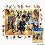Justice League Super-Hero Wooden Jigsaw Puzzle - A4 + Wooden Gift Box