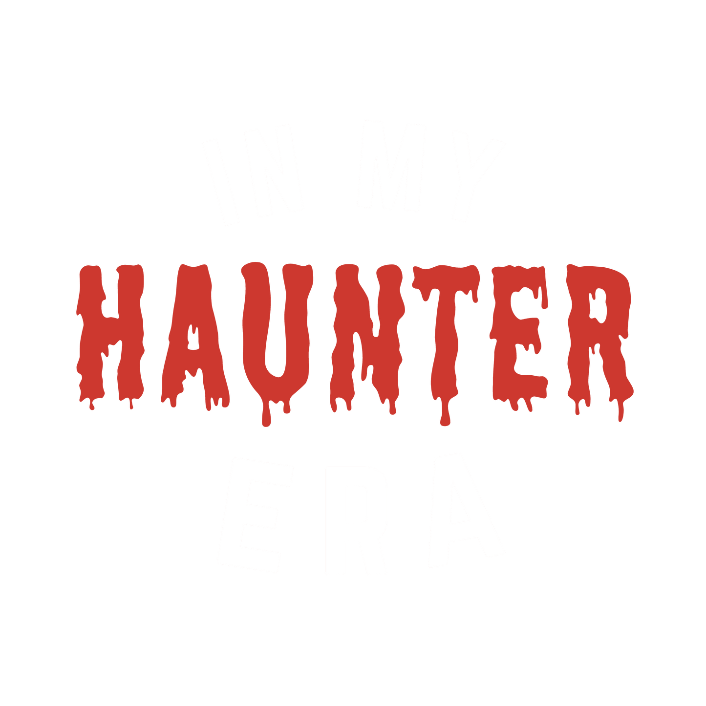 In My Haunter Era Tee (Curved) - Small / Red